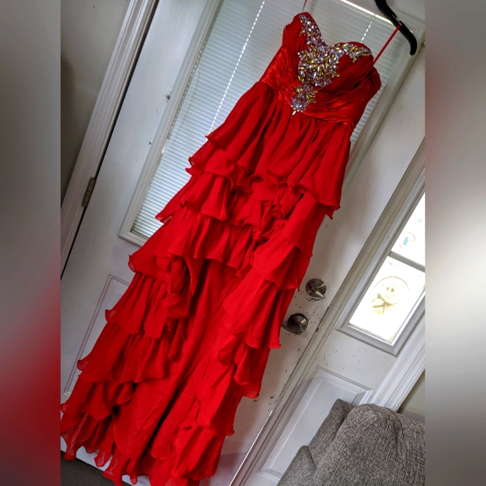Red dress